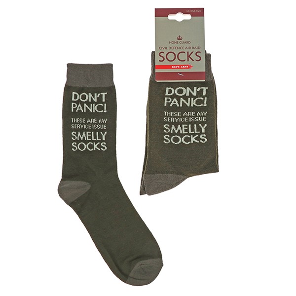 Dad's Army Don't Panic Socks Smelly Socks