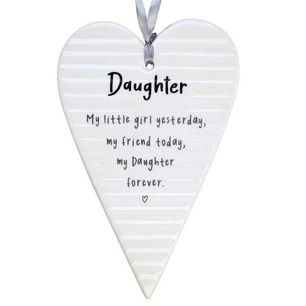 Guardian Angel Heart Plaque Daughter