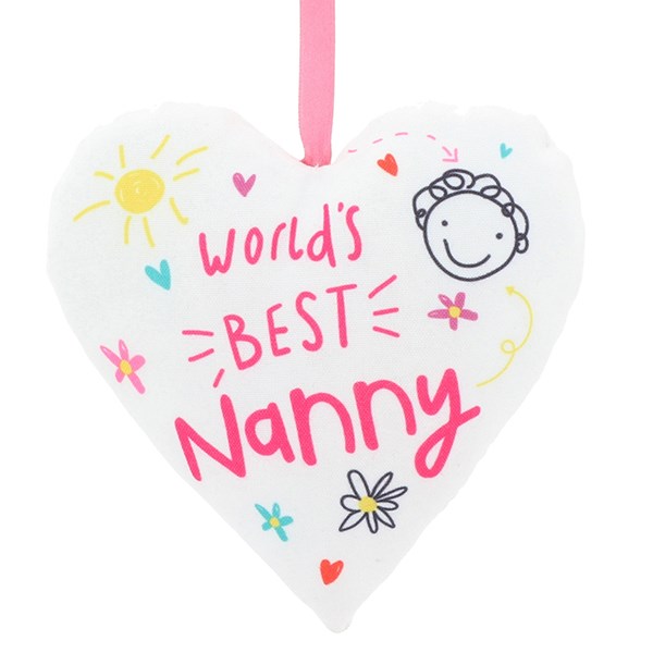 Scribble Mini Heart Cushion Nanny