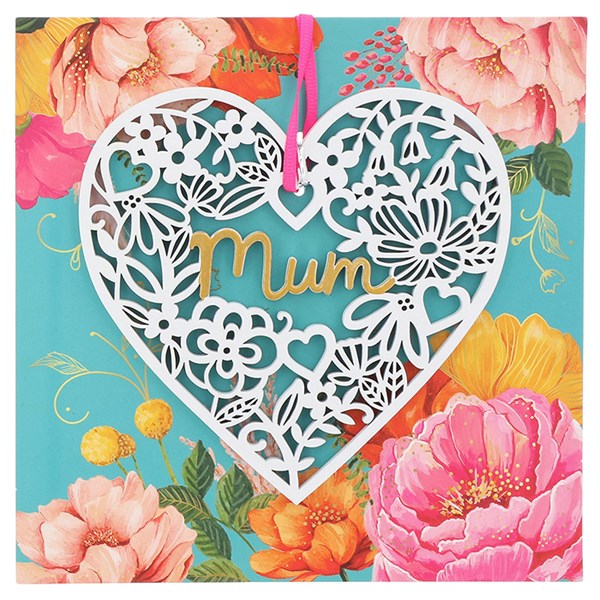 Etched Wooden Plaque Mum