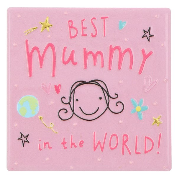 Scribbles Mummy Coaster