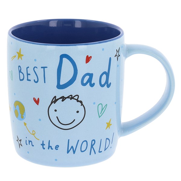 Scribbles Dad Mug