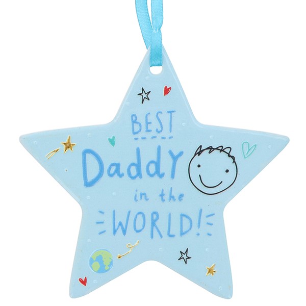 Scribbles Daddy Plaque