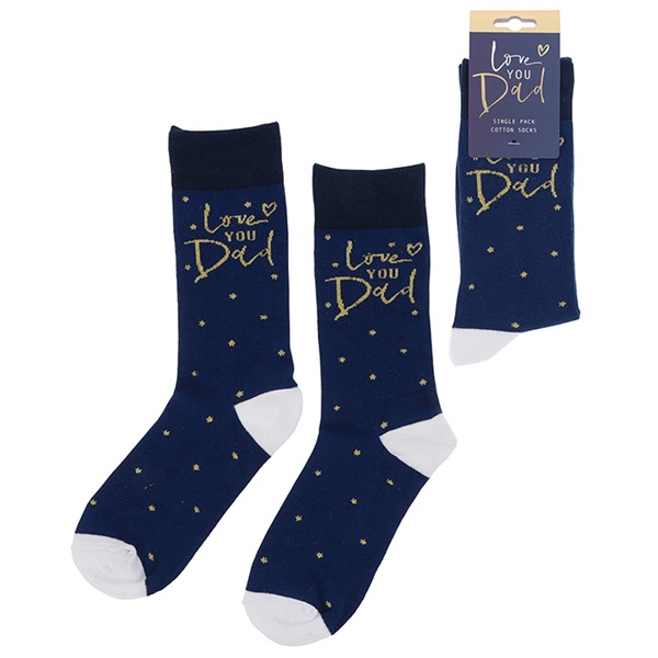 Father's Day Galaxy Dad Socks