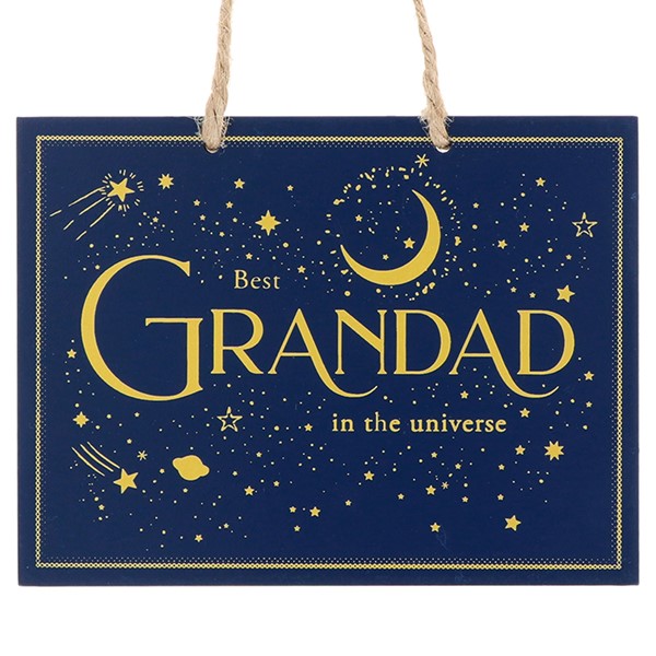 Father's Day Galaxy Grandad Plaque