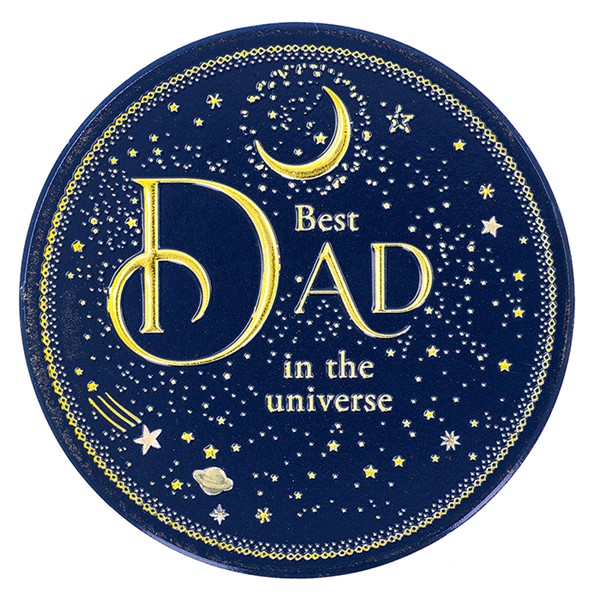 Father's Day Galaxy Coaster