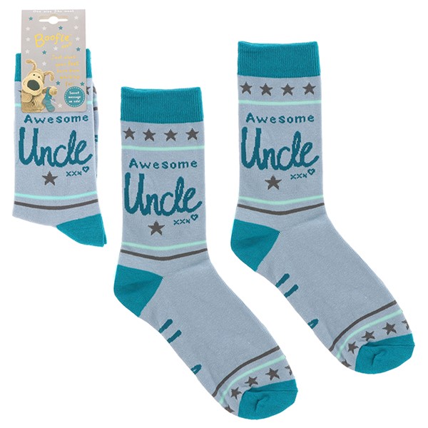 Boofle Woven Sock Awesome Uncle