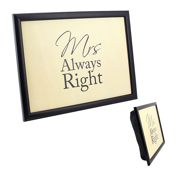Mrs Always Right Laptray