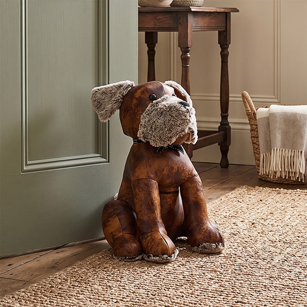 Antique Pal Doorstop Dog
