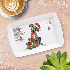 Xmas Bug Art Tray Mutt