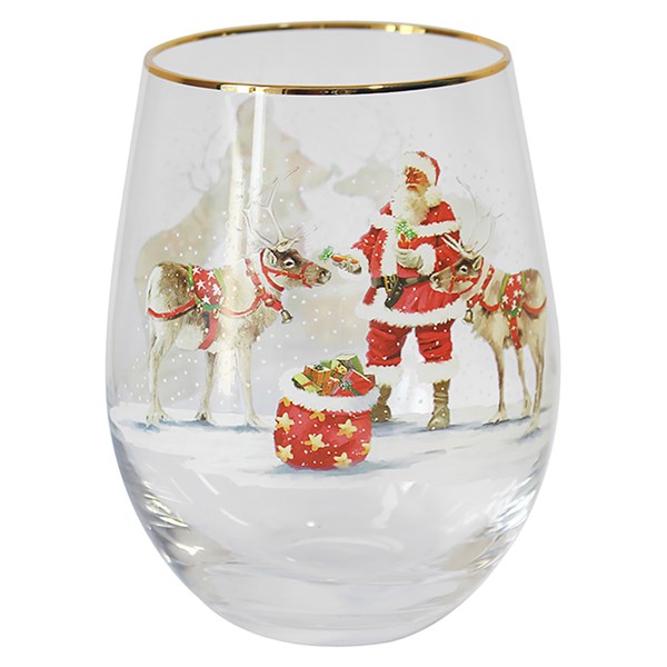 Macneil Santa Stemless Glass