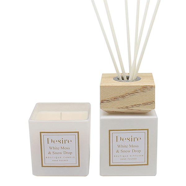 Xmas Candle Diffuser Set White