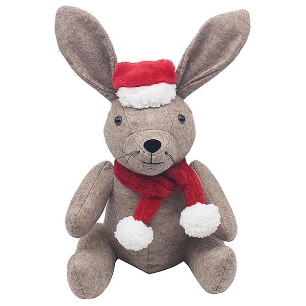 Xmas Doorstop Rabbit