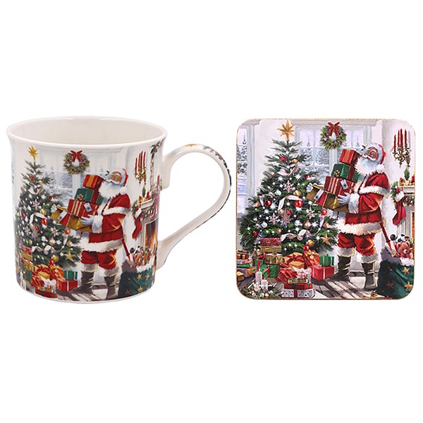 Macneil Santa Mug & Coaster