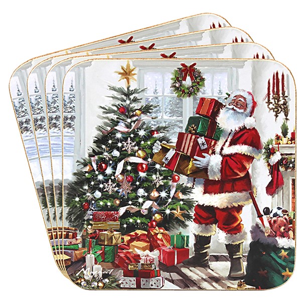 Macneil Santa Coasters Set of 4