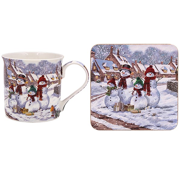Macneil Snowman Mug & Coaster