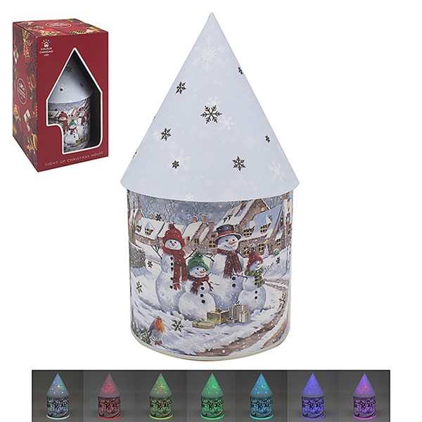 Macneil Snowman LED House