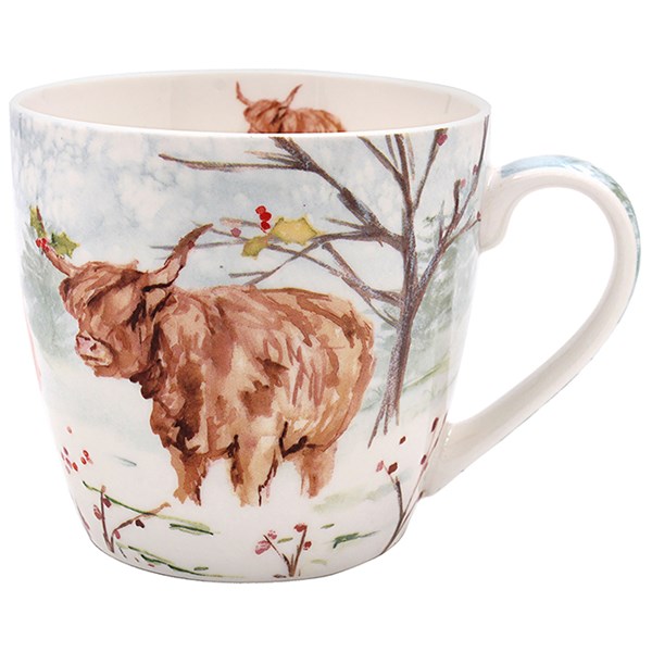 Jennifer Rose Highland Cow Christmas Gift Box Set of 2