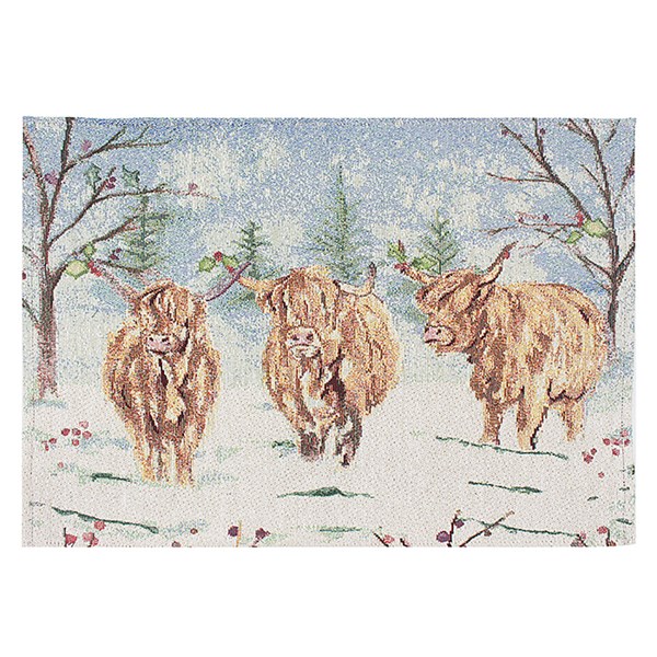 Jennifer Rose Highland Cow Placemat