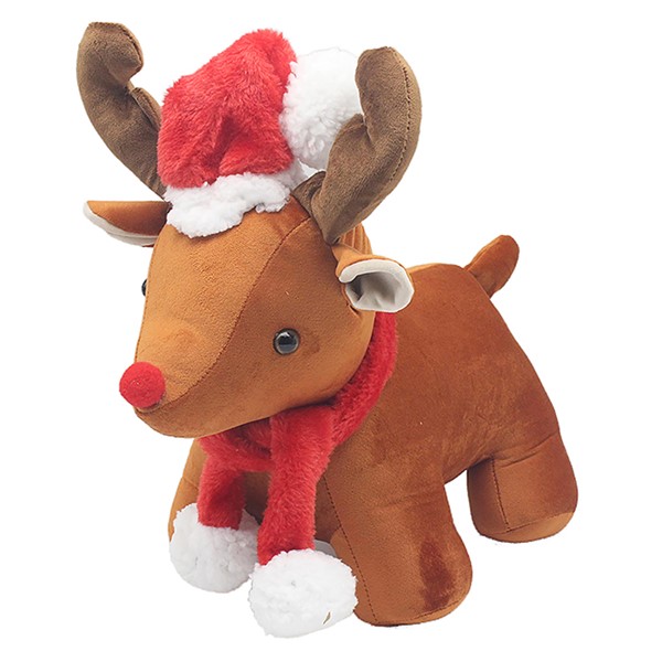 Xmas Antique Pal Doorstop Deer