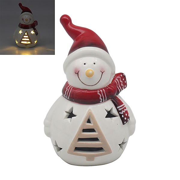 LED Ceramic LED Snowman