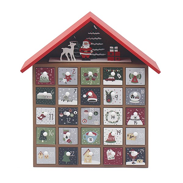 Festive Advent Calendar Red House