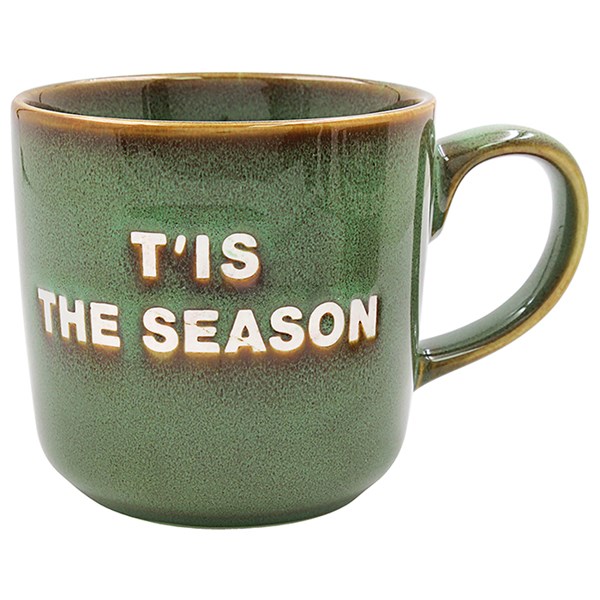 Xmas Jolly Green Tis The Season Mug