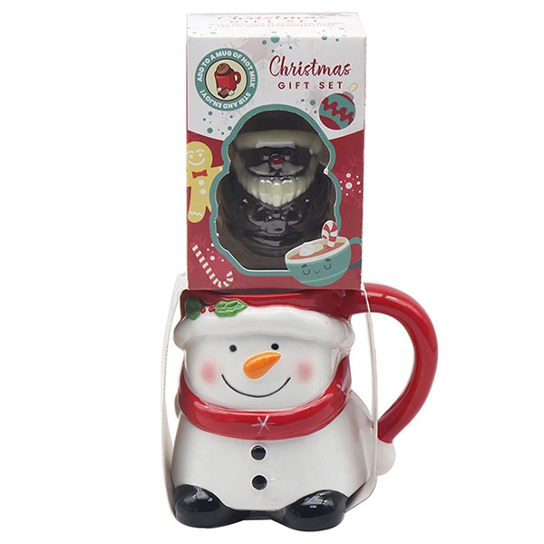 Xmas Chocolate Bomb & Mug Snowman
