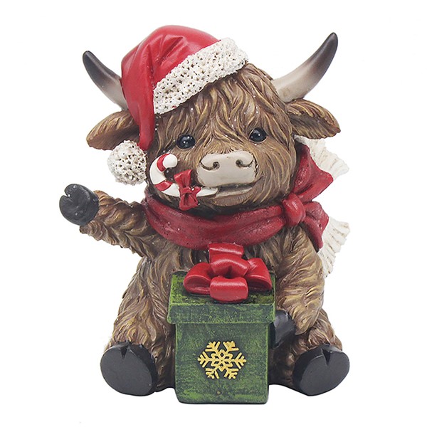 Festive Highland Cow Gift Box