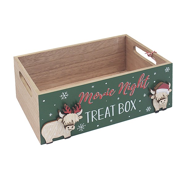 Xmas Highland Cow Treat Box