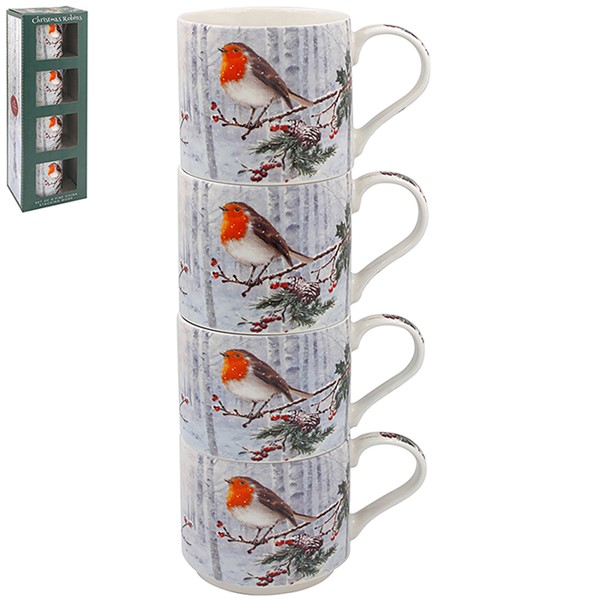 Macneil Robin Stacking Mug Set of 4