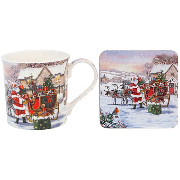 Macneil Santa Mug & Coaster