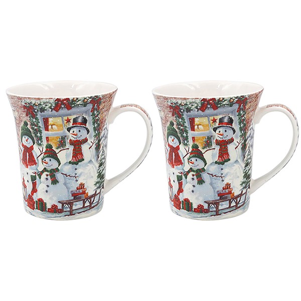 Macneil Snowmen Mugs Set of 2