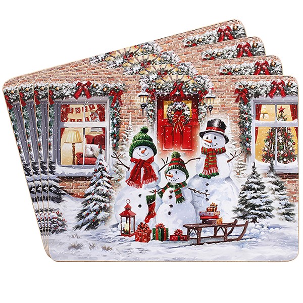 Macneil Snowmen Placemat Set of 4