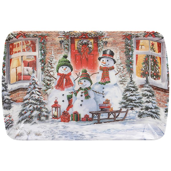Macneil Snowmen Small Tray