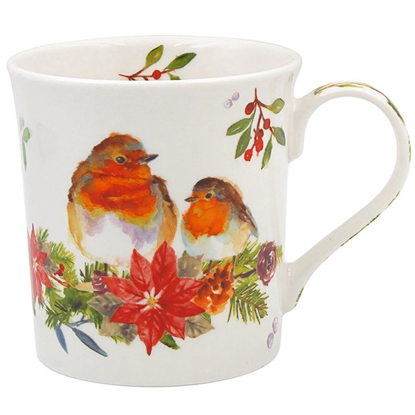 Jennifer Rose Winter Robin Can Mug