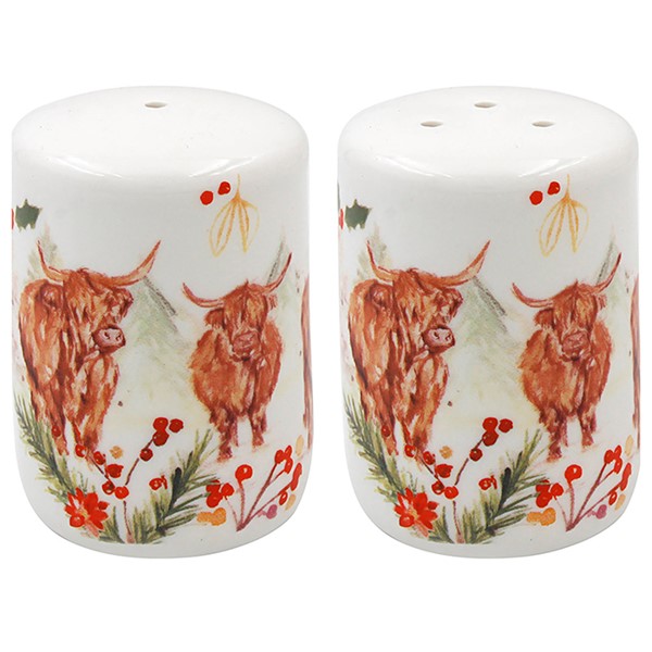 Jennifer Rose Highland Cow Salt & Pepper