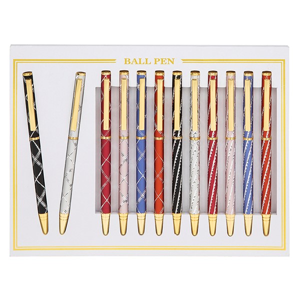 Laser Cut Bright Assorted Pens