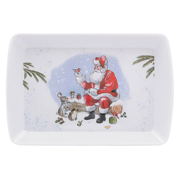 Paper Shed Xmas Small Tray Santa Animals