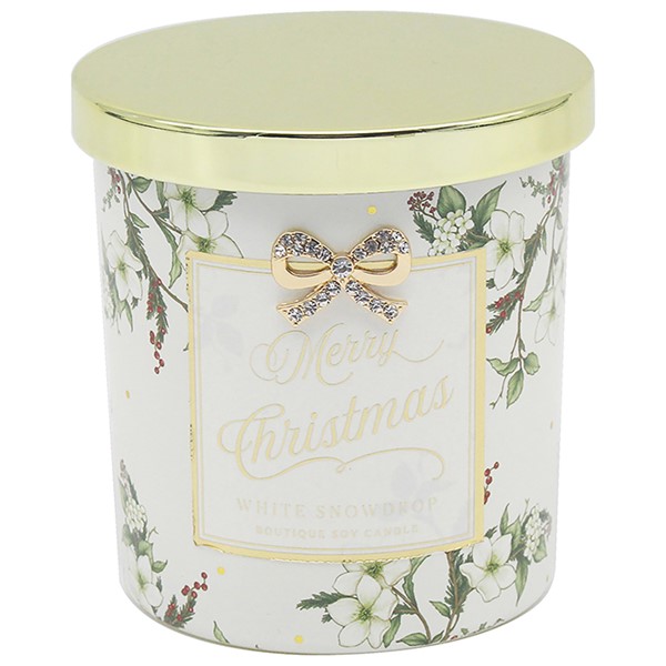 Xmas Madelaine Candle White