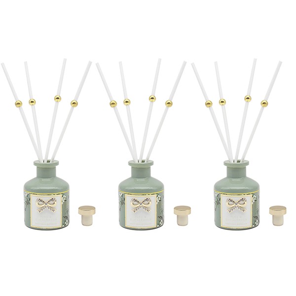 Xmas Madelaine Diffuser Set of 3 Green