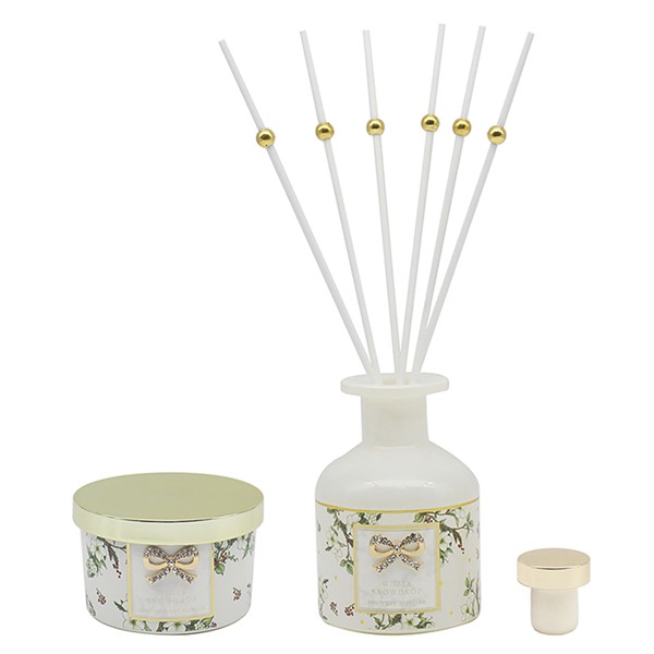 Xmas Madelaine Candle Diffuser White