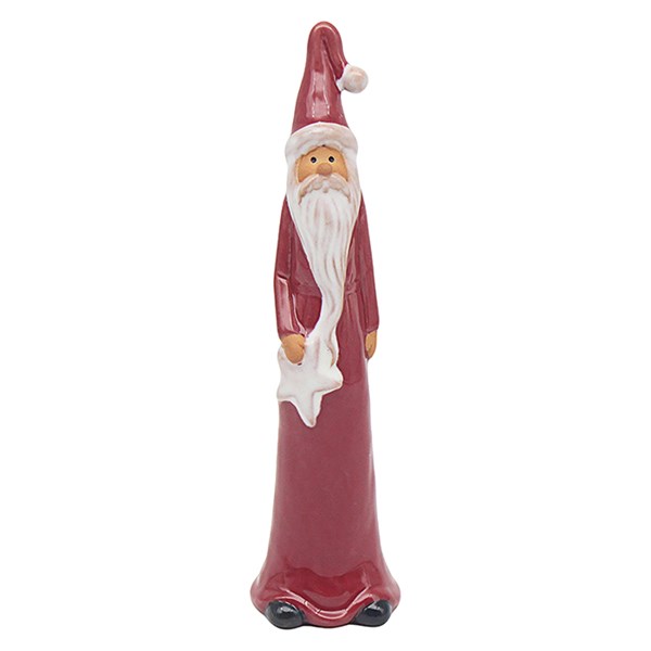Ceramic Thin Santa Medium