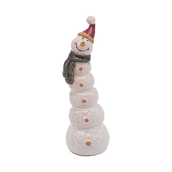 Ceramic Twist Snowman Small