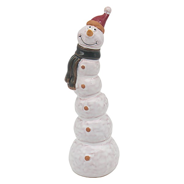 Ceramic Twist Snowman Medium