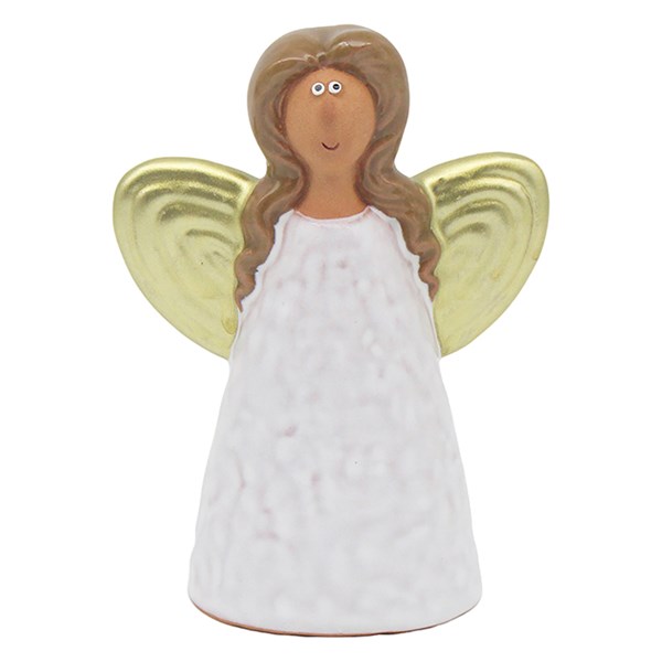 Ceramic Gold Wing Angel Small