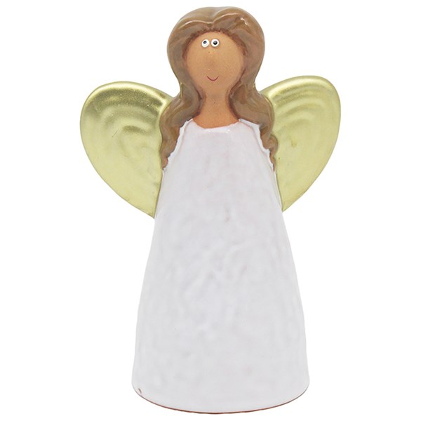 Ceramic Gold Wing Angel Medium