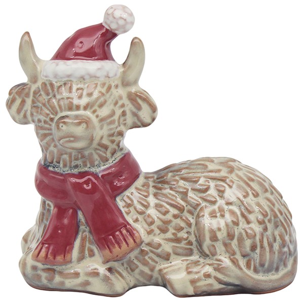 Ceramic Highland Cow Small