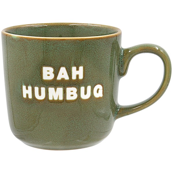 Xmas Mug Bah Humbug Green