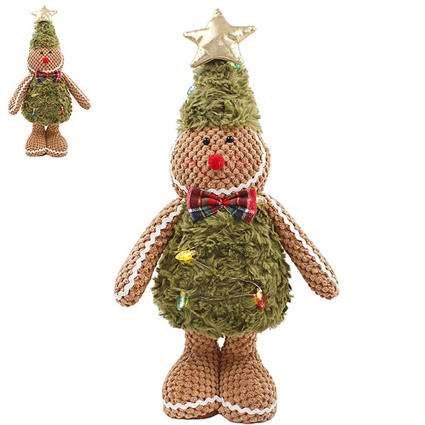 Xmas LED Gingerbread Standing Small